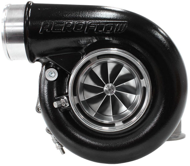 Aeroflow BOOSTED 7375 1.28 Reverse Rotation Turbocharger 1200HP, Hi Temp Black Finish (AF8005-4109BLK) AF8005-4109BLK