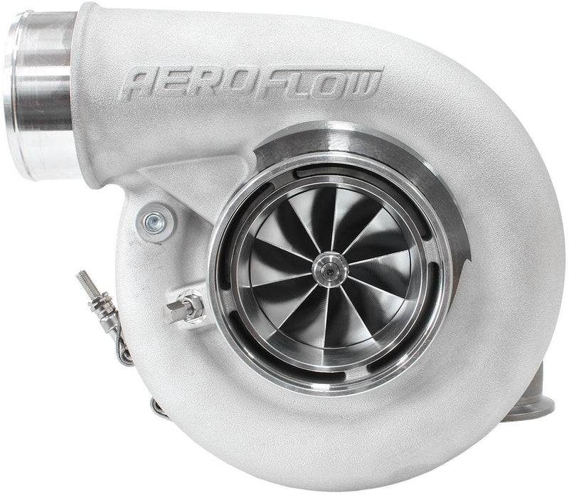 Aeroflow BOOSTED 7375 1.28 Reverse Rotation Turbocharger 1200HP, Natural Cast Finish (AF8005-4109) AF8005-4109