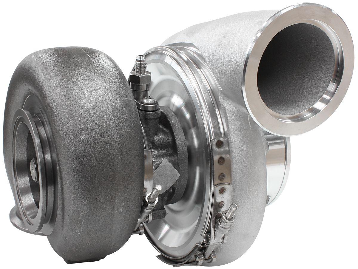 Aeroflow BOOSTED 7975 1.15 Reverse Rotation Turbocharger 1450HP, Natural Cast Finish (AF8005-4111)