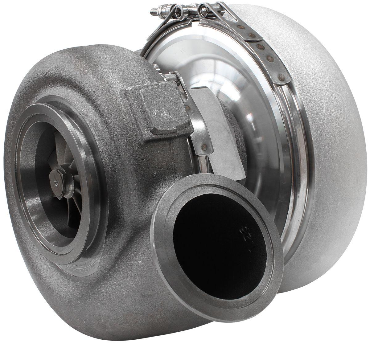 Aeroflow BOOSTED 7975 1.28 Reverse Rotation Turbocharger 1450HP, Natural Cast Finish (AF8005-4112)