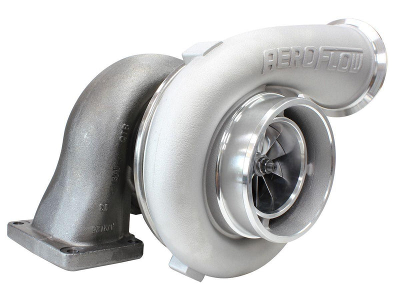 Aeroflow BOOSTED 8077 T6 1.26 Turbocharger 1250HP, Natural Cast Finish (AF8005-6000)