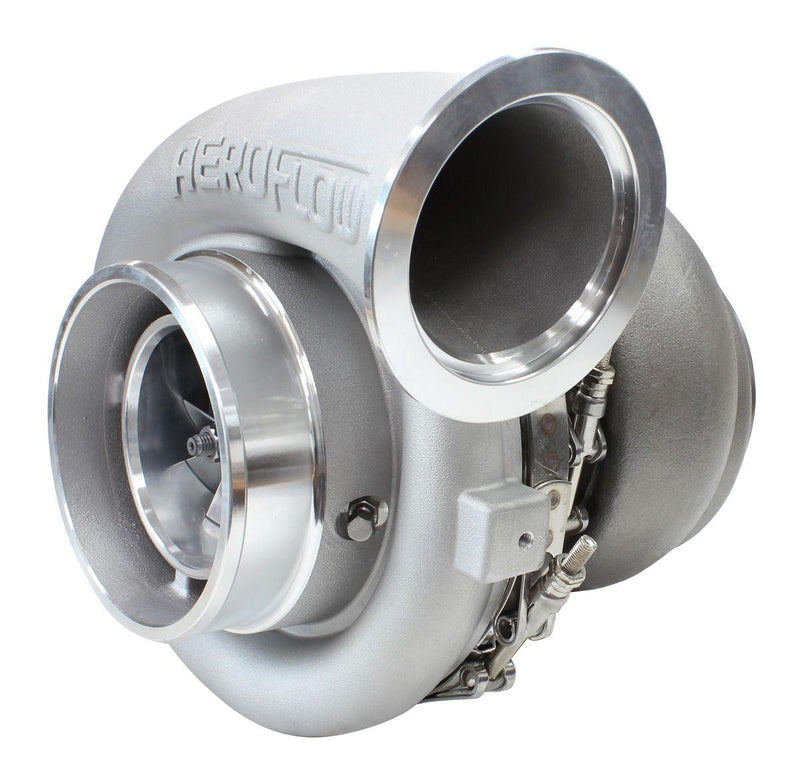 Aeroflow BOOSTED 8077 T6 1.26 Turbocharger 1250HP, Natural Cast Finish (AF8005-6000)