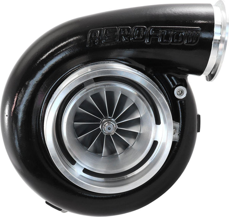 Aeroflow BOOSTED 88102 T6 1.24 Turbocharger 2500HP, Hi Temp Black Finish (AF8005-6020BLK)