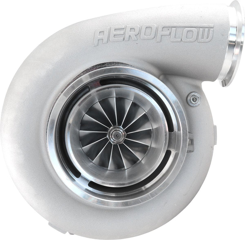 Aeroflow BOOSTED 88102 V-Band 1.22 Turbocharger 2500HP, Natural Cast Finish (AF8005-6021)