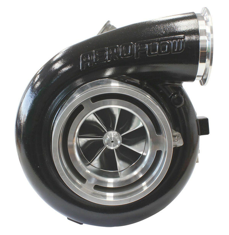 Aeroflow BOOSTED 88102 V-Band 1.22 Turbocharger 2500HP, Hi Temp Black Finish (AF8005-6021BLK) AF8005-6021BLK