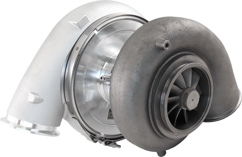 Aeroflow BOOSTED 88102 V-Band 1.22 Turbocharger 2500HP, Natural Cast Finish (AF8005-6021)