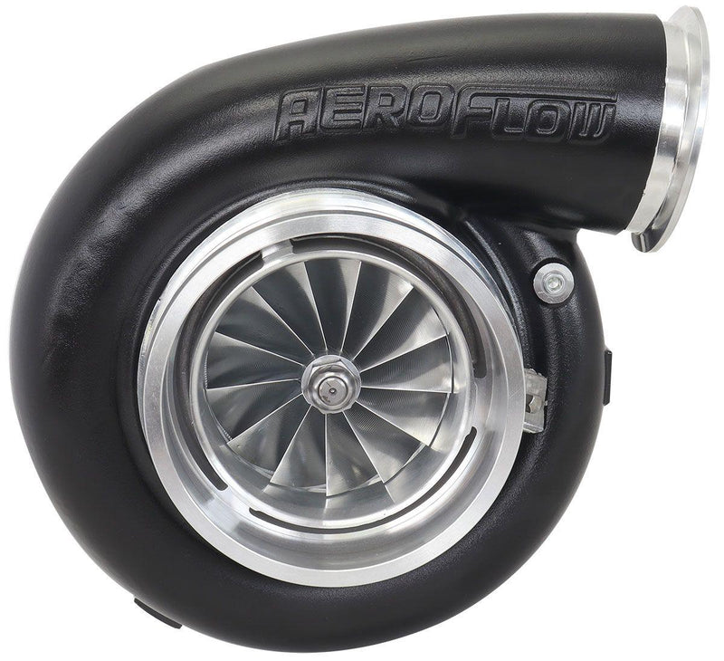 Aeroflow BOOSTED 106112 V-Band 1.25 Turbocharger 3000HP, Hi Temp Black Finish (AF8005-6025BLK) AF8005-6025BLK