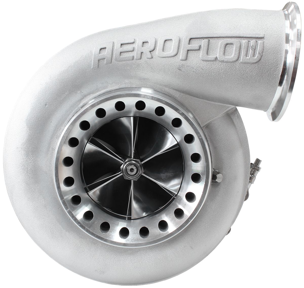Aeroflow BOOSTED 8888 T4 1.25 Turbocharger 1600HP, Natural Cast Finish (AF8006-4001)