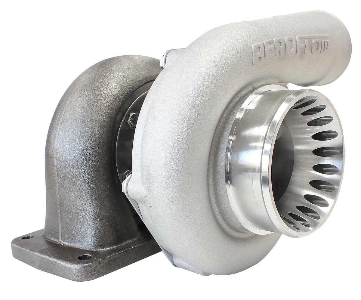 Aeroflow BOOSTED 6766 T4 .81 Turbocharger 850HP, Natural Cast Finish (AF8006-4006)