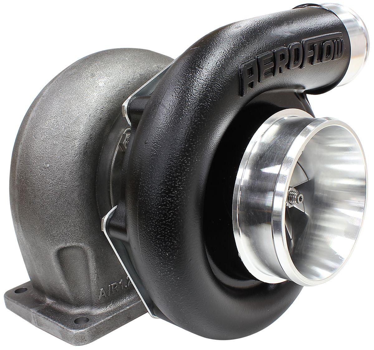 Aeroflow BOOSTED 7875 T4 1.25 Turbocharger 950HP, Hi Temp Black Finish (AF8006-4011BLK)