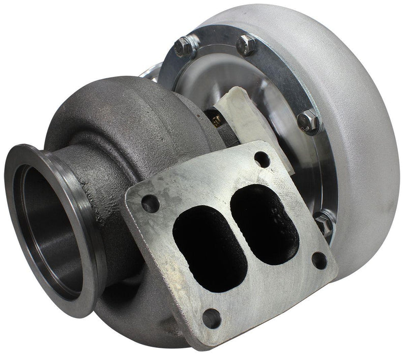 Aeroflow BOOSTED B7875 T4 1.25 Reverse Rotation Turbocharger 1150HP, Natural Cast Finish (AF8006-4123)