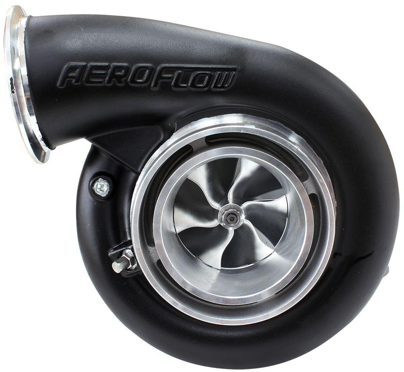 Aeroflow BOOSTED B7875 1.01 Reverse Rotation Turbocharger 1150HP, Hi Temp Black Finish (AF8006-4124BLK) AF8006-4124BLK