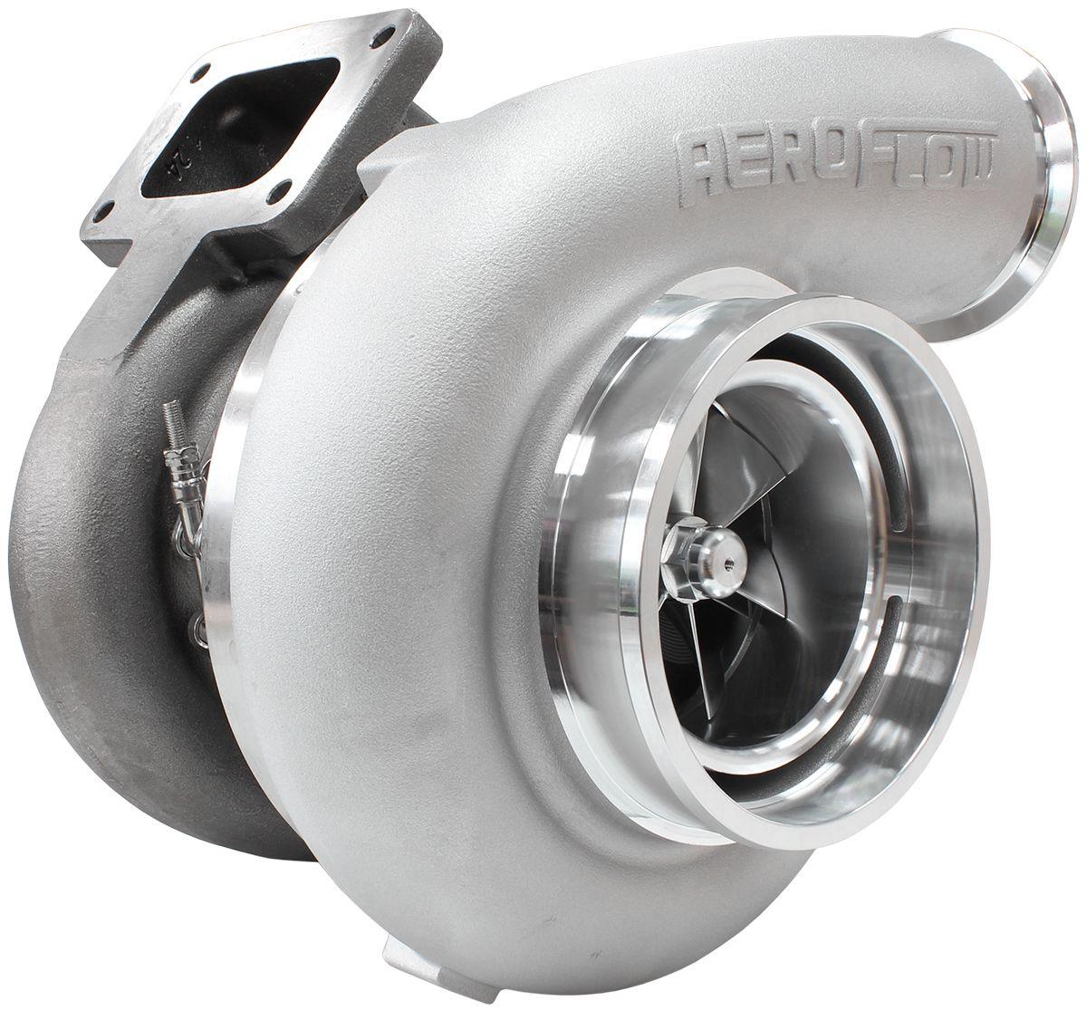 Aeroflow BOOSTED 102102 T6 1.24 Turbocharger 2850HP, Natural Cast Finish (AF8006-6012)