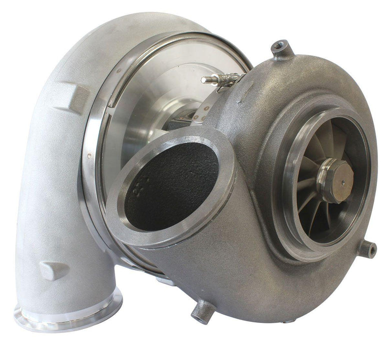 Aeroflow BOOSTED 94102 V-Band 1.22 Turbocharger 2500HP, Natural Cast Finish (AF8006-6020)