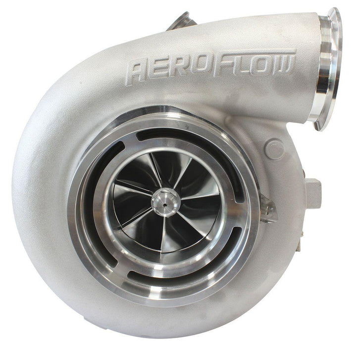 Aeroflow BOOSTED 94102 V-Band 1.22 Turbocharger 2500HP, Natural Cast Finish (AF8006-6020)