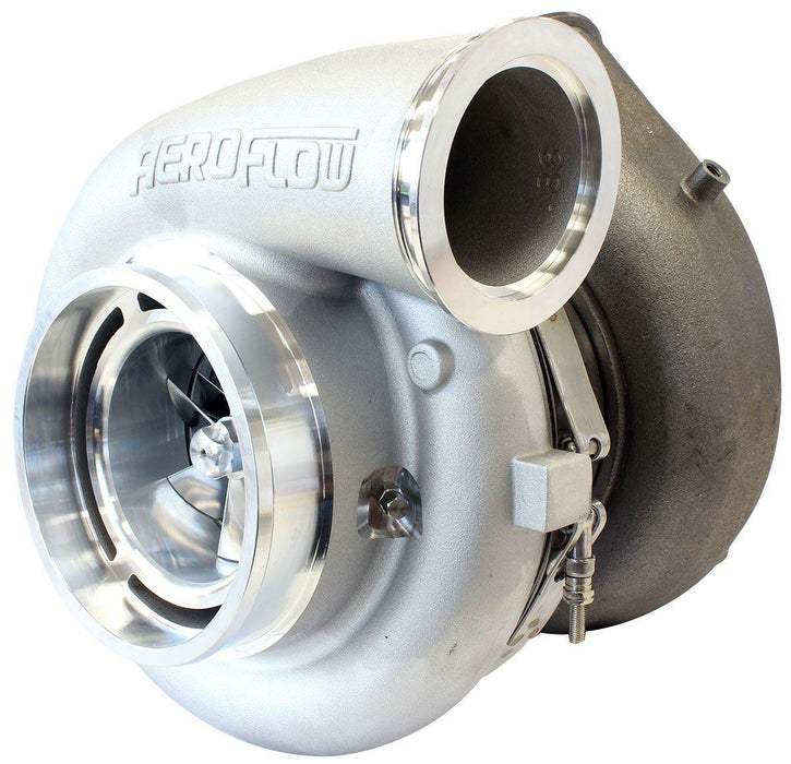 Aeroflow BOOSTED 98102 V-Band 1.22 Turbocharger 2500HP, Natural Cast Finish (AF8006-6021)