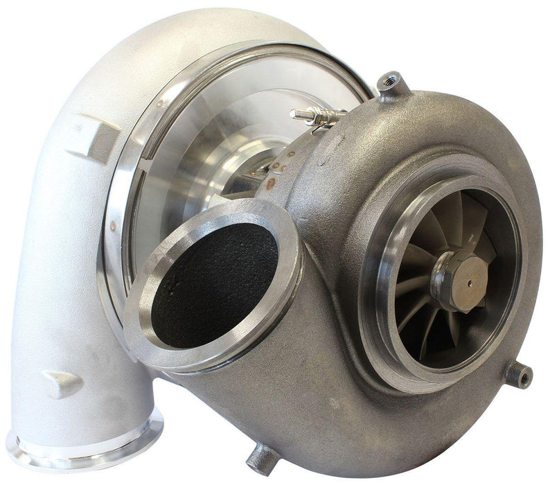 Aeroflow BOOSTED 98102 V-Band 1.22 Turbocharger 2500HP, Natural Cast Finish (AF8006-6021)