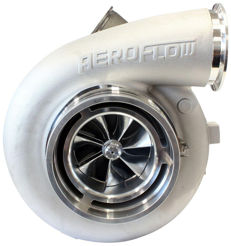 Aeroflow BOOSTED 98102 V-Band 1.22 Turbocharger 2500HP, Natural Cast Finish (AF8006-6021) AF8006-6021
