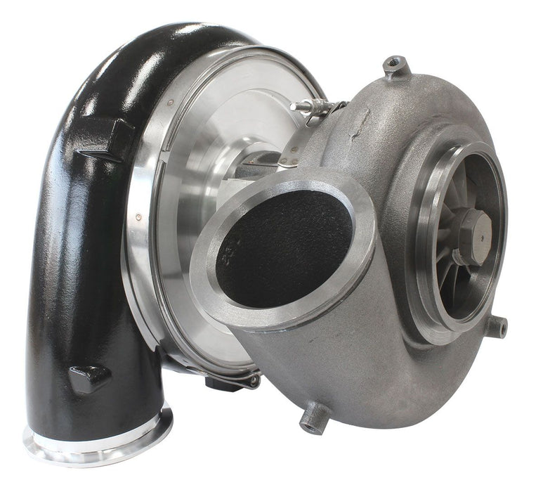 Aeroflow BOOSTED 102102 V-Band 1.22 Turbocharger 2500HP, Hi Temp Black Finish (AF8006-6022BLK)