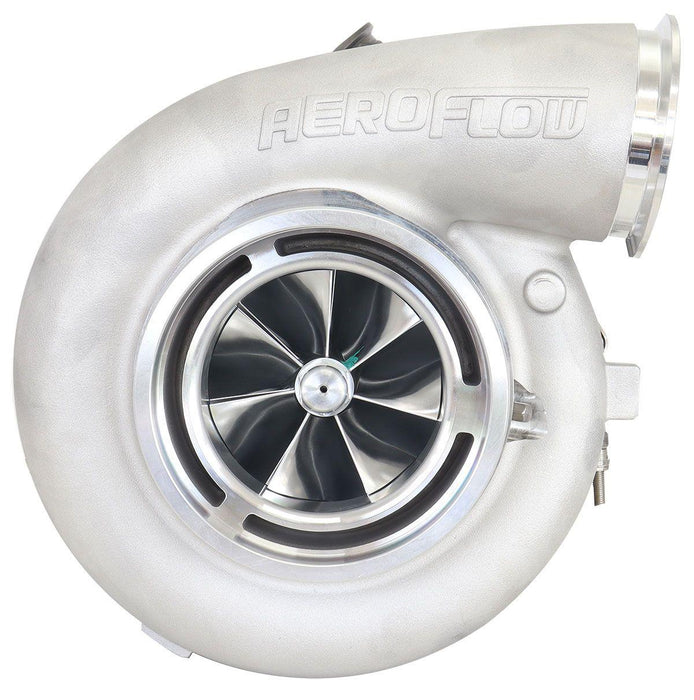 Aeroflow BOOSTED 102102 V-Band 1.22 Turbocharger 2500HP, Natural Cast Finish (AF8006-6022)