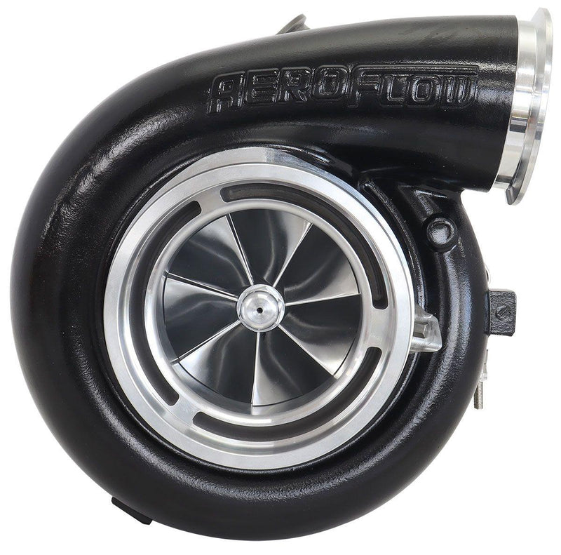 Aeroflow BOOSTED 106102 V-Band 1.22 Turbocharger 2500HP, Hi Temp Black Finish (AF8006-6023BLK) AF8006-6023BLK