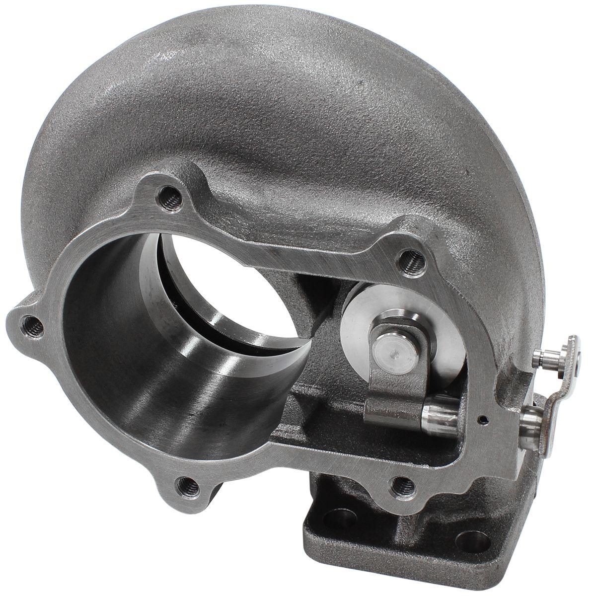 Aeroflow Boosted .64 A/R T25/T28 Inlet & Nissan 5 Bolt Outlet Turbo Exhaust Housing, Suits Boosted Nissan 4748, 5054 & 5447 Turbochargers (AF8050-1034) AF8050-1034