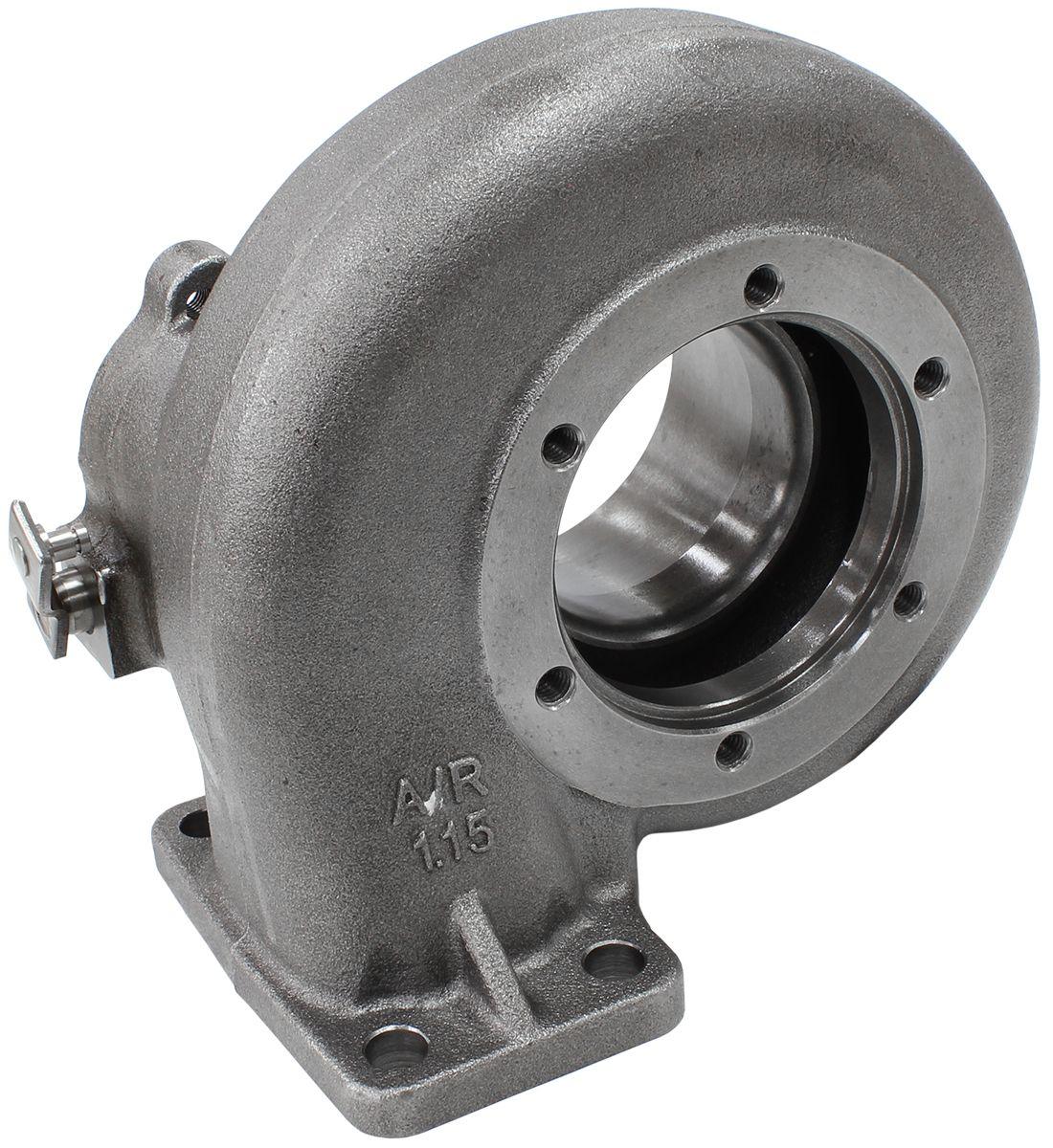 Aeroflow Boosted .64 A/R T25/T28 Inlet & Nissan 5 Bolt Outlet Turbo Exhaust Housing, Suits Boosted Nissan 4748, 5054 & 5447 Turbochargers (AF8050-1034)