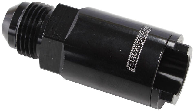 Aeroflow Push-On EFI Fitting -8AN with 1/2" Push-On (AF808-04BLK) AF808-04BLK