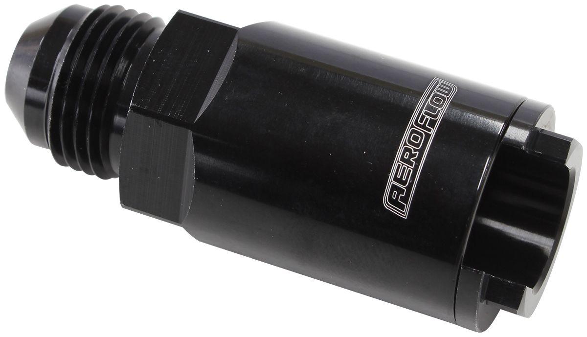 Aeroflow Push-On EFI Fitting -8AN with 1/2" Push-On (AF808-04BLK)