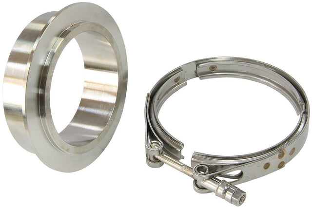 Aeroflow Boosted Turbine Outlet 4.61" O.D Stainless Steel V-Band Kit (AF8080-1002) AF8080-1002