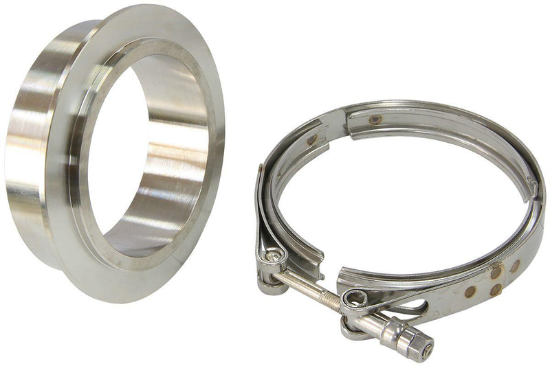 Aeroflow Boosted Turbine Outlet 4.61" O.D Stainless Steel V-Band Kit (AF8080-1002) AF8080-1002