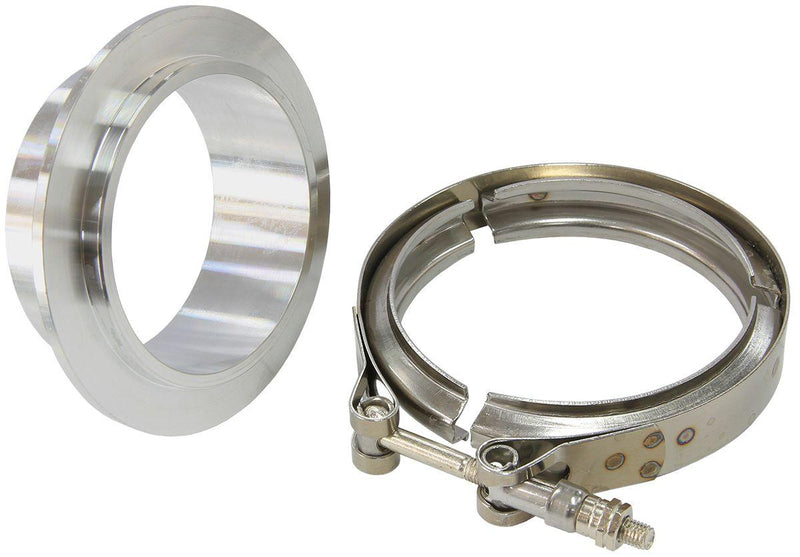 Aeroflow Boosted Compressor Outlet 4.21" O.D Aluminum V-Band Kit (AF8080-1007) AF8080-1007
