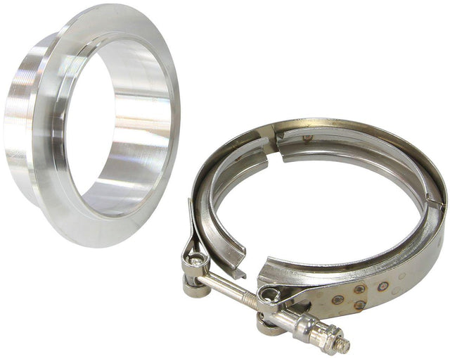 Aeroflow Boosted Compressor Outlet 4.21" O.D Aluminum V-Band Kit (AF8080-1009) AF8080-1009