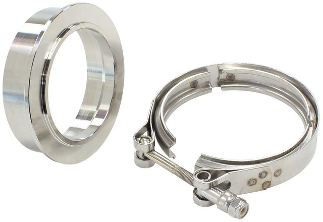 Aeroflow Boosted Turbine Inlet 3.79" O.D Stainless Steel V-Band Kit (AF8080-1011) AF8080-1011