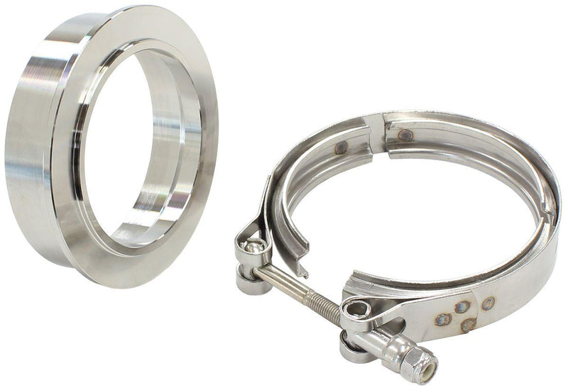 Aeroflow Boosted Turbine Inlet 3.79" O.D Stainless Steel V-Band Kit (AF8080-1011) AF8080-1011