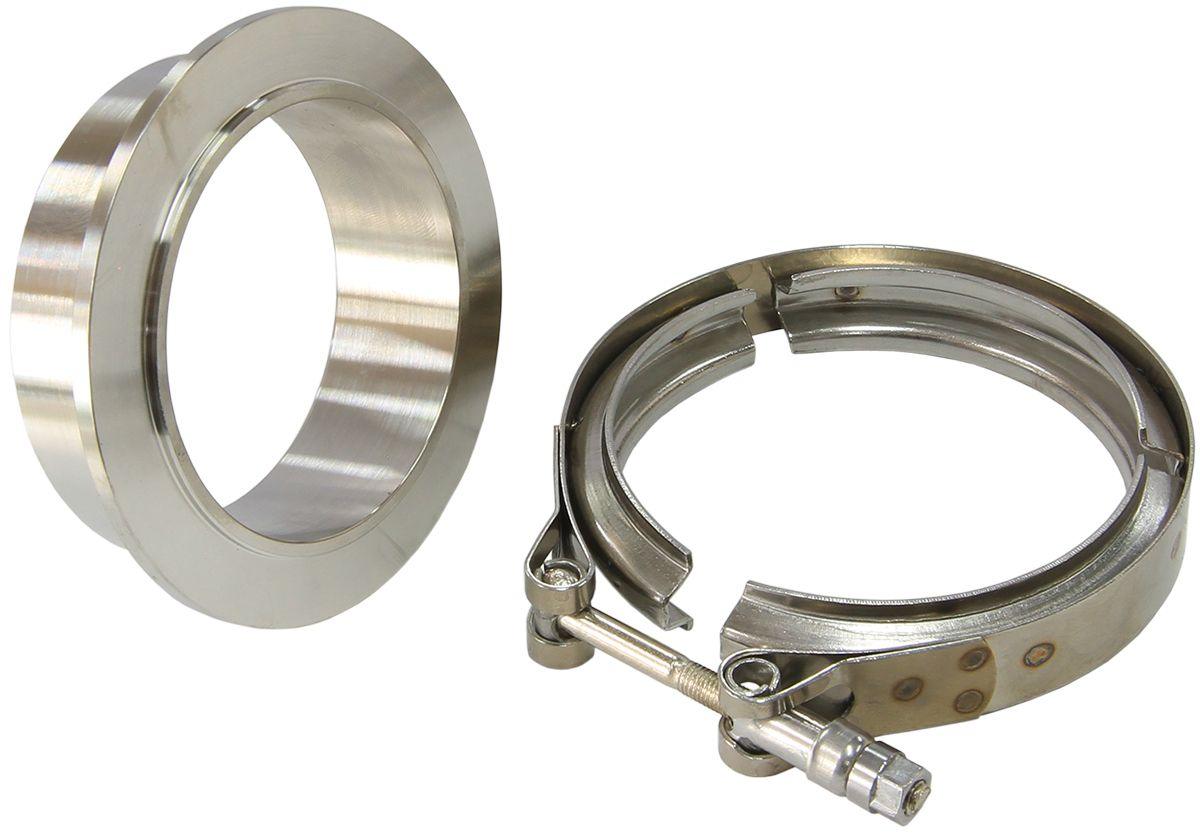 Aeroflow Boosted Compressor Outlet 4.24" O.D Stainless Steel V-Band Kit (AF8080-1015) AF8080-1015