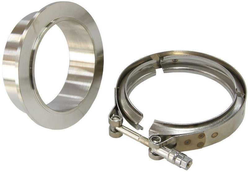 Aeroflow Boosted Compressor Outlet 4.24" O.D Stainless Steel V-Band Kit (AF8080-1015) AF8080-1015