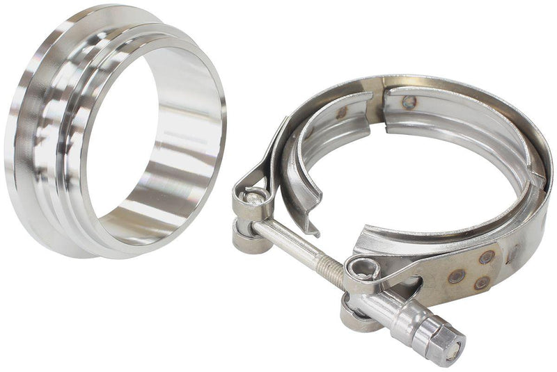 Aeroflow Boosted Turbine Inlet 3" O.D Stainless Steel V-Band Kit (AF8080-1016) AF8080-1016