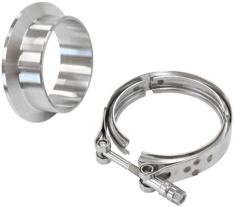 Aeroflow Boosted Turbine Inlet 3.79" O.D Stainless Steel V-Band Kit (AF8080-1021) AF8080-1021