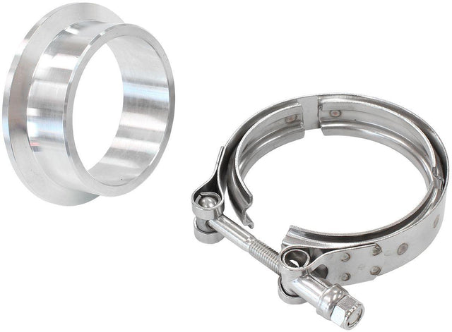 Aeroflow Boosted Compressor Outlet 4.21" O.D Aluminum V-Band Kit (AF8080-1025) AF8080-1025