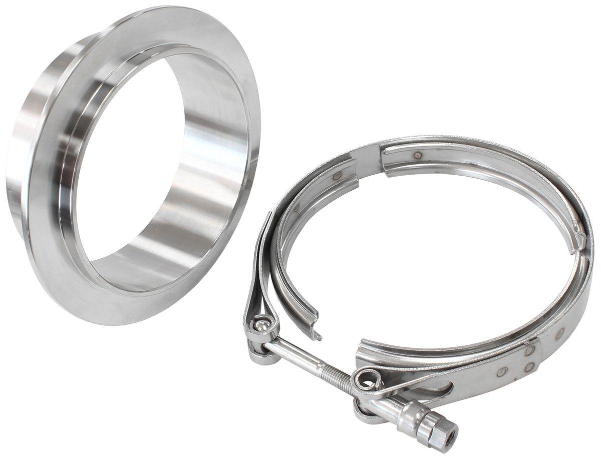 Aeroflow Boosted Turbine Outlet 4.61" O.D Stainless Steel V-Band Kit (AF8080-1026) AF8080-1026