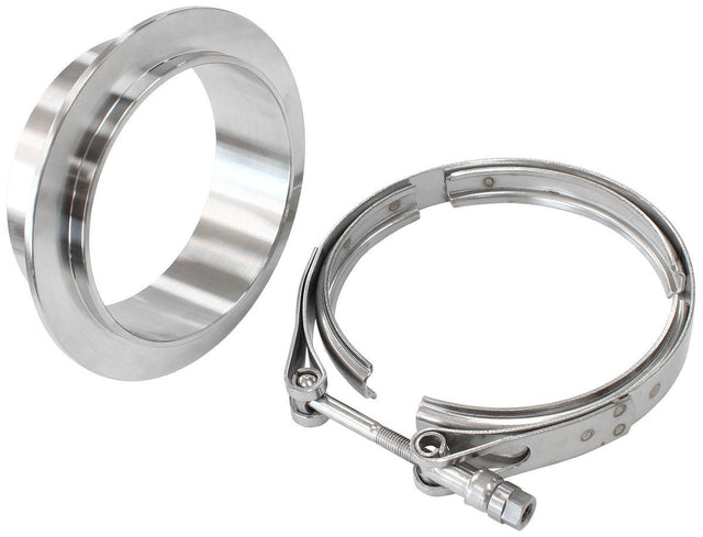 Aeroflow Boosted Turbine Outlet 4.61" O.D Stainless Steel V-Band Kit (AF8080-1026) AF8080-1026