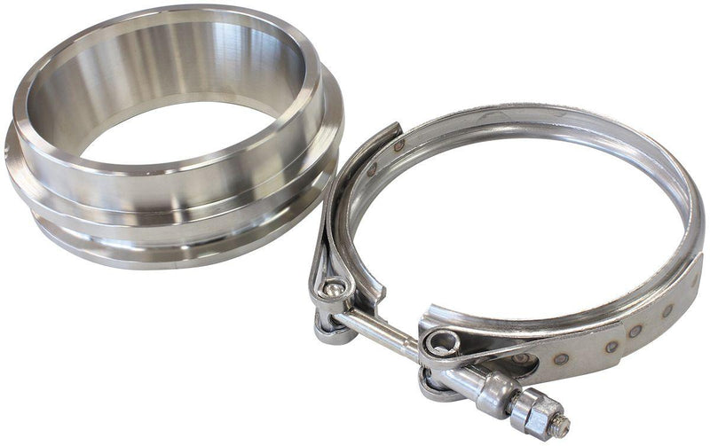 Aeroflow Boosted Turbine Inlet 4.25" O.D Stainless Steel V-Band Kit (AF8080-1028) AF8080-1028