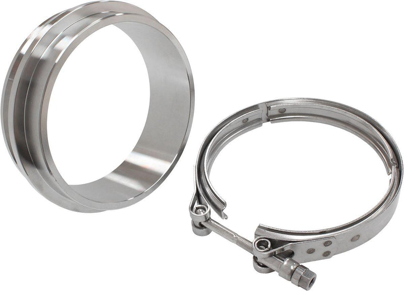 Aeroflow Boosted Turbine Outlet 4.75" O.D Stainless Steel V-Band Kit (AF8080-1029) AF8080-1029