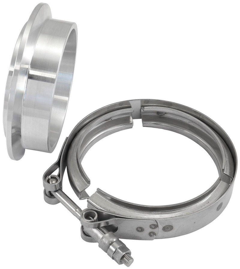 Aeroflow Boosted Compressor Outlet 3.49" O.D Aluminum V-Band Kit (AF8080-1031) AF8080-1031