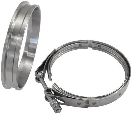 Aeroflow Boosted Turbine Inlet 4.21" O.D Stainless Steel V-Band Kit (AF8080-1033) AF8080-1033