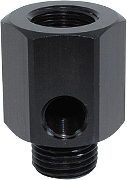 Aeroflow Metric Extension with 1/8" Port (AF810-M16-02BLK) AF810-M16-02BLK