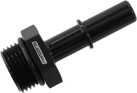 Aeroflow 3/8" Push On EFI to -8 ORB Male Fitting (AF811-08-06BLK) AF811-08-06BLK