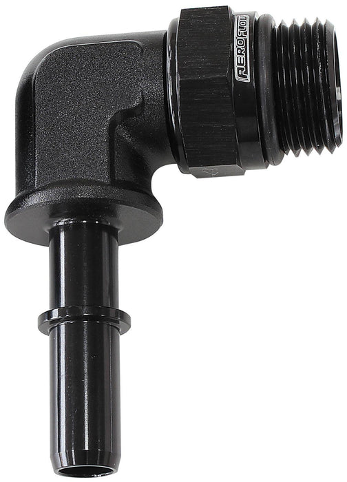 Aeroflow Push-On EFI Fuel Fittings - Black (AF812-08-06BLK)