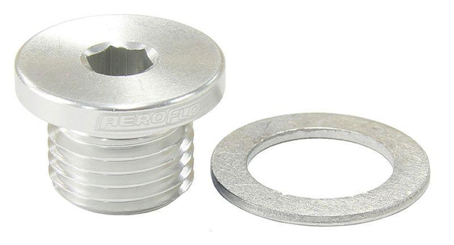 Aeroflow Metric Port Plug M12 x 1.25 (AF814-M12-01S) AF814-M12-01S